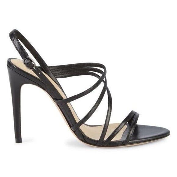 ALEXANDRE BIRMAN Leather Slingback Sandals Size 41 - Picture 1 of 16